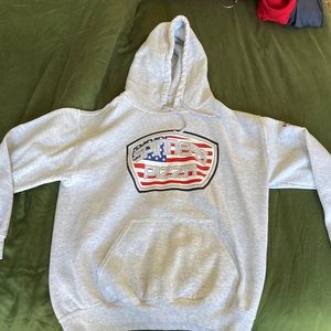 Grey Spinners Pizza Hoodie